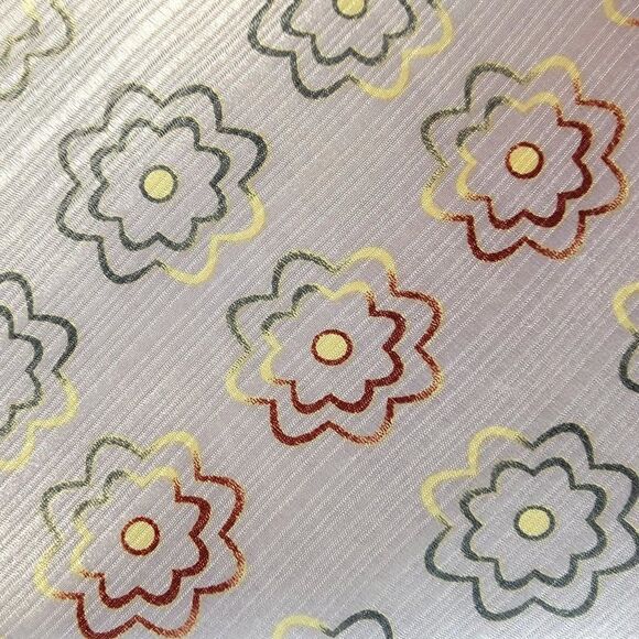 Renzo 100% Silk Lavender Floral Mens Neck Tie 58X4 Purple Silky Flowers - Picture 3 of 7